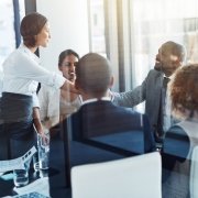 meeting between background check provider and business
