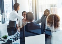 meeting between background check provider and business