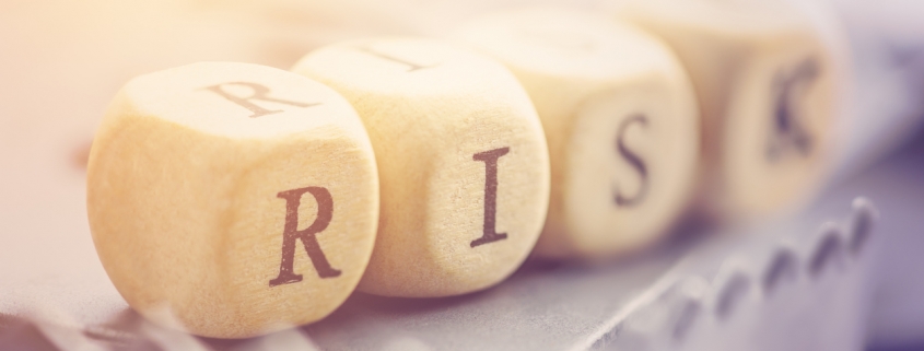 risk spelled using four die