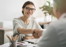 Interview after background check with the help of a background check provider
