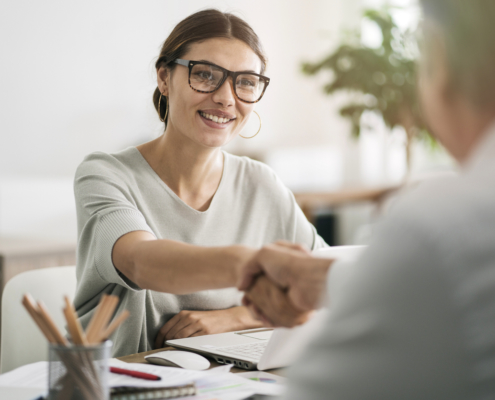 Interview after background check with the help of a background check provider