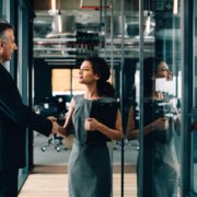Female interviewee passed employment verification to proceed to second round interview
