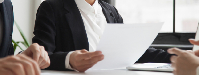 hiring after a background check under the compliance of NAPBS accreditation