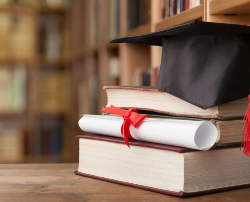 graduation concept for employment verification