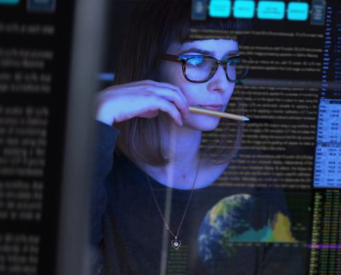 looking at background check database