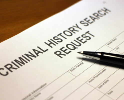 national criminal history package request