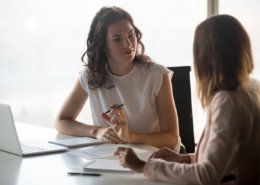 Background Screening Service during an interview