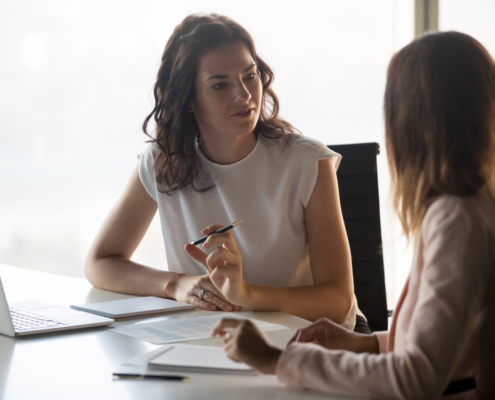 Background Screening Service during an interview