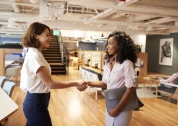 interviewing an applicant