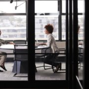 meeting for a job interview after the background check provider delivered acceptable results